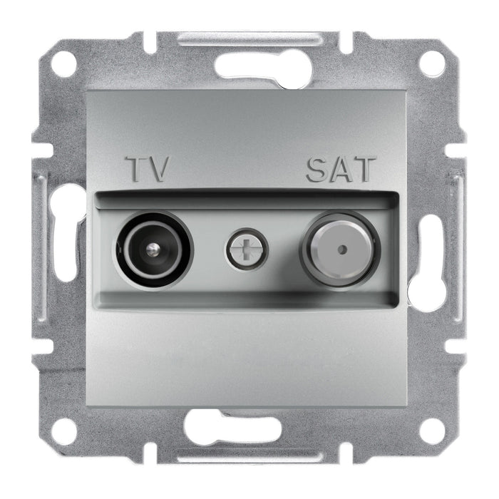 EPH3400361 Asfora, TV-SAT intermediate socket, 8dB, aluminium