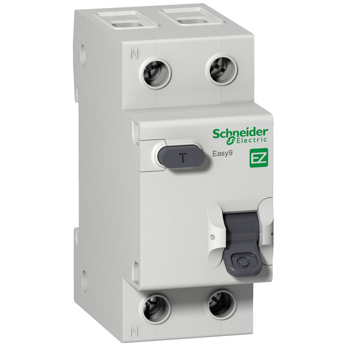 EZ9D34616 Residual current breaker with overcurrent protection (RCBO), Easy9, 1P+N, 16A, C curve, 4500A, AC type, 30mA