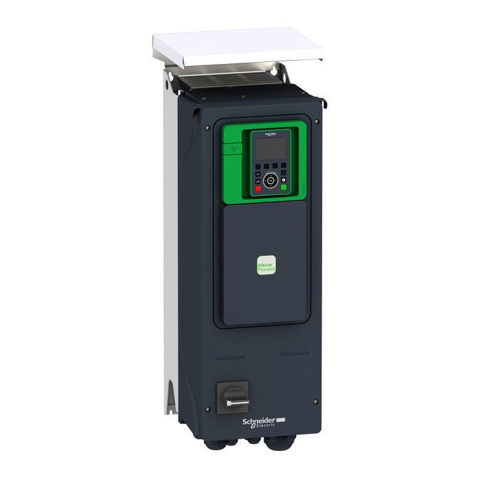 ATV950U15N4EU Variable speed drive, Altivar Process ATV900, ATV950, 1.5kW/2 hp -380/480 V, IP55/UL type12, disc.switch