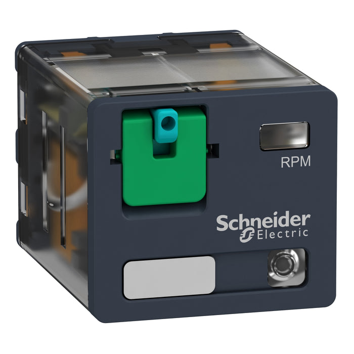 RPM32BD Power plug-in relay, 15 A, 3 CO, with LED, 24 V DC