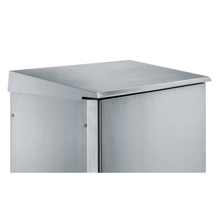 NSYSCX6040 Stainless canopy 304L, Scotch Brite® finish, for enclosures W600xD400 mm.