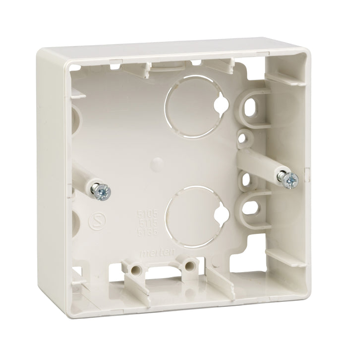 MTN513519 Surface-mounted housing, 1-gang, polar white, Artec