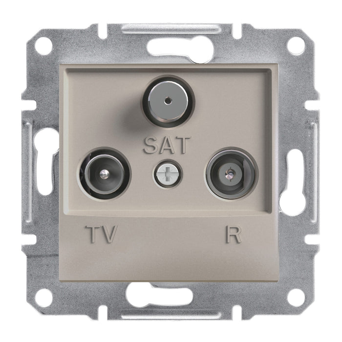 EPH3500169 Asfora, TV-R-SAT ending socket, 1dB, bronze