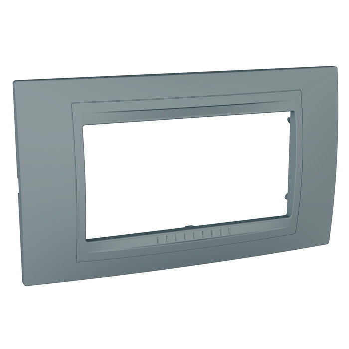 MGU4.104.58 Unica Allegro - cover frame - 4 modules - technical grey