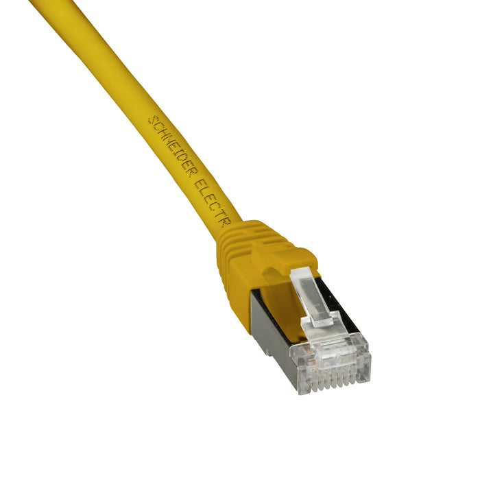 ACTPC6ASFLS05YL Patch cord, Actassi, Category 6A, S/FTP, LSZH, 0.5 m, yellow