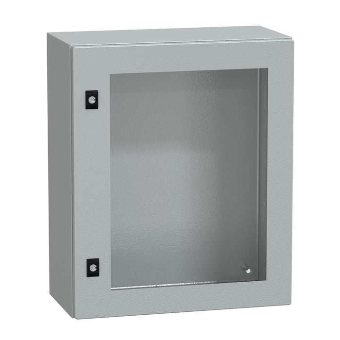 NSYCRN65250T Spacial CRN tspt door w/o mount.plate. H600xW500xD250 IP66 IK08 RAL7035..