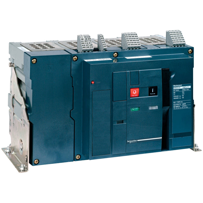 48013 Interruptor-seccionador, MasterPact NW08HF, 800A, 187kA/440VAC 50/60Hz (Icm), 4 polos, fijo