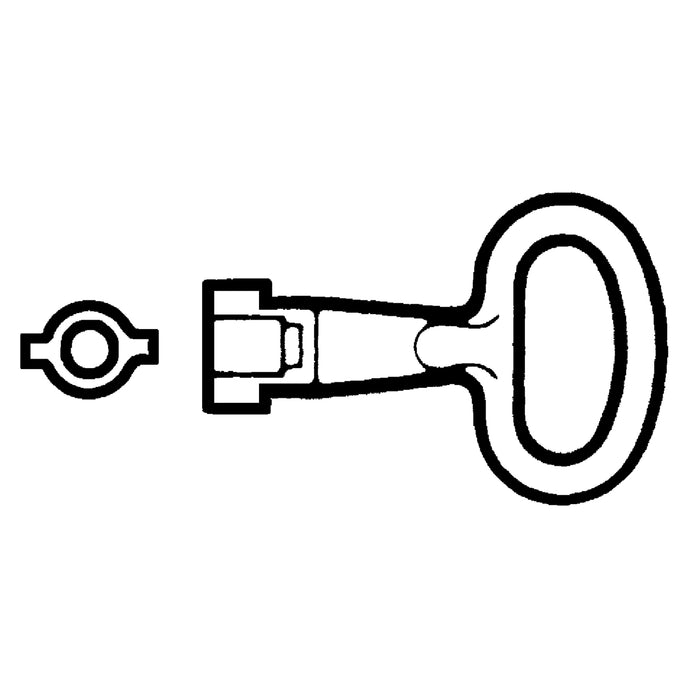 NSYLDB5 Metal key for 5mm double bar insert