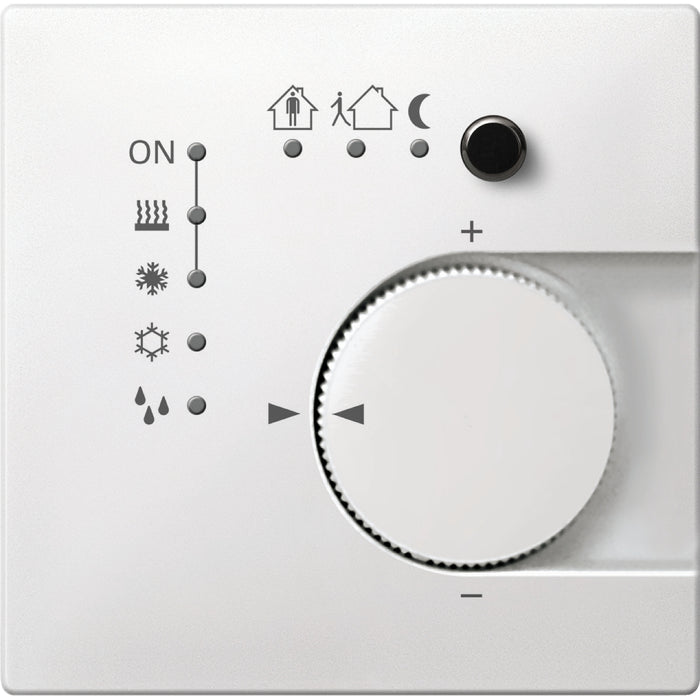 MTN616919 Thermostat, KNX, polar white, glossy, Artec, Trancent, Antique