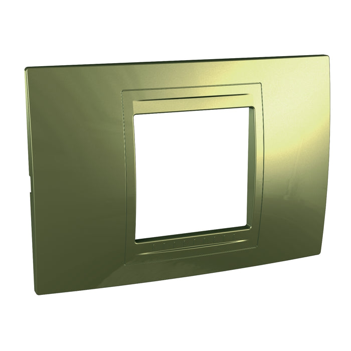 MGU4.102.64 Unica Allegro - cover frame - 2 modules - golden