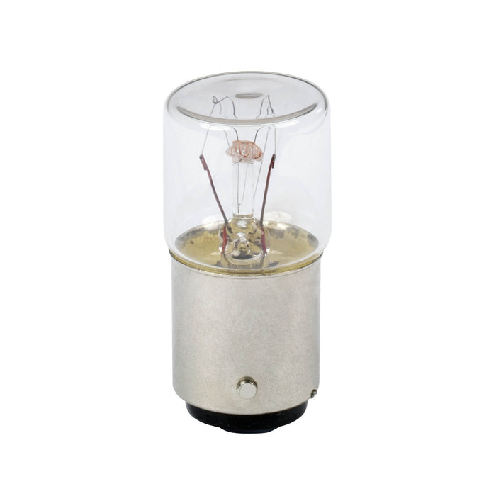 DL1BA160 Incandescent bulb, Harmony XB4, BA15d, clear, steady light, 6W, 110…160V AC