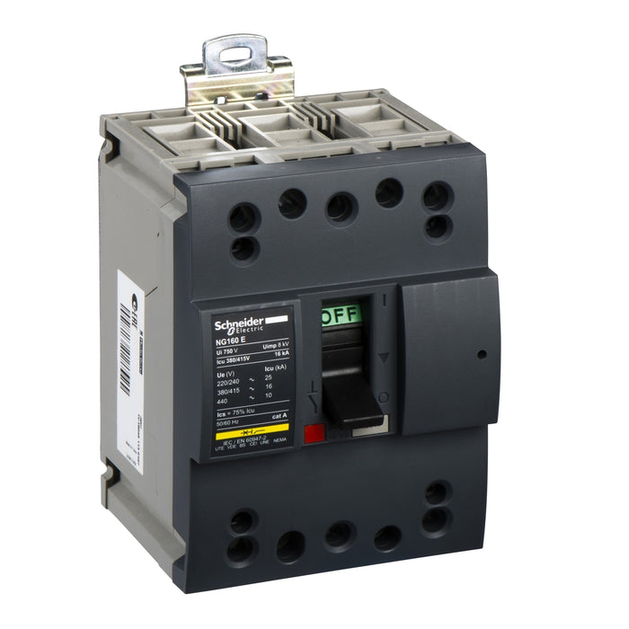 28602 circuit breaker NG160E - TMD - 100 A - 3 poles 3d