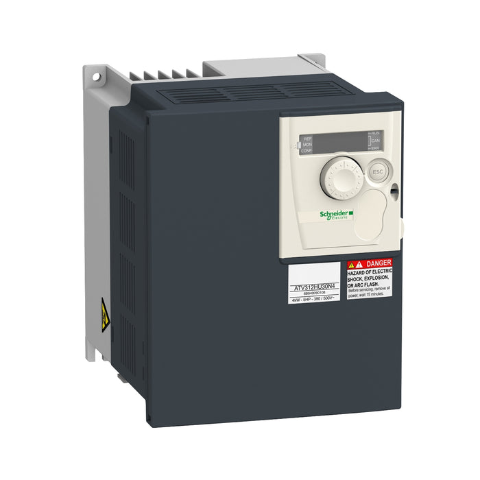 ATV312HU22N4 variable speed drive ATV312 - 2.2kW - 5.9kVA - 79W - 380..500 V- 3-phase supply