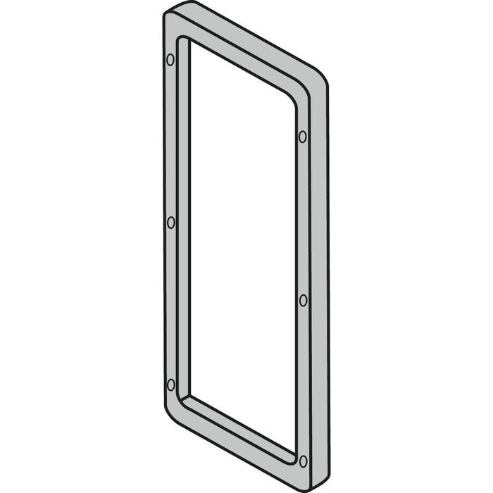 NSYAEUBU41SC frame: 435x185mm, for sidebyside mounting of WM encl. from H600 and D300mm. IP66