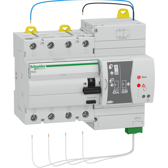 18269 RCCB with re-closer - RED - 4 poles - 60 A - class A - 300 mA