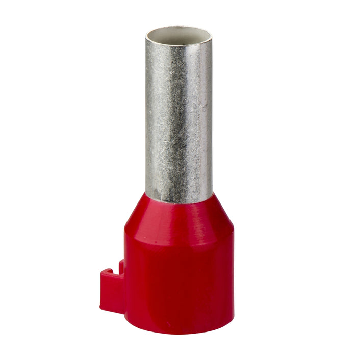 DZ5CA353 cable end with clipin tag holder long size 35 mm² red