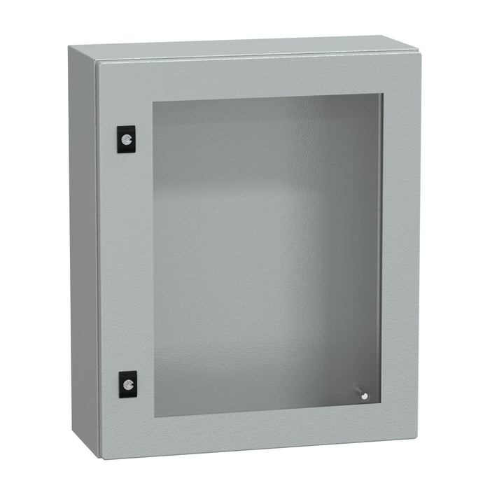 NSYCRN65200T Spacial CRN tspt door w/o mount.plate. H600xW500xD200 IP66 IK08 RAL7035..