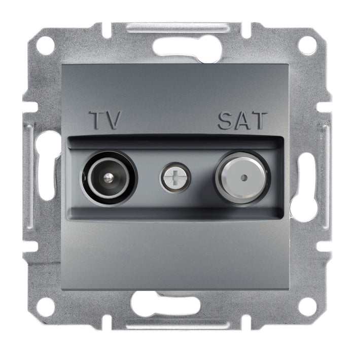 EPH3400262 Asfora, TV-SAT intermediate socket, 4dB, steel