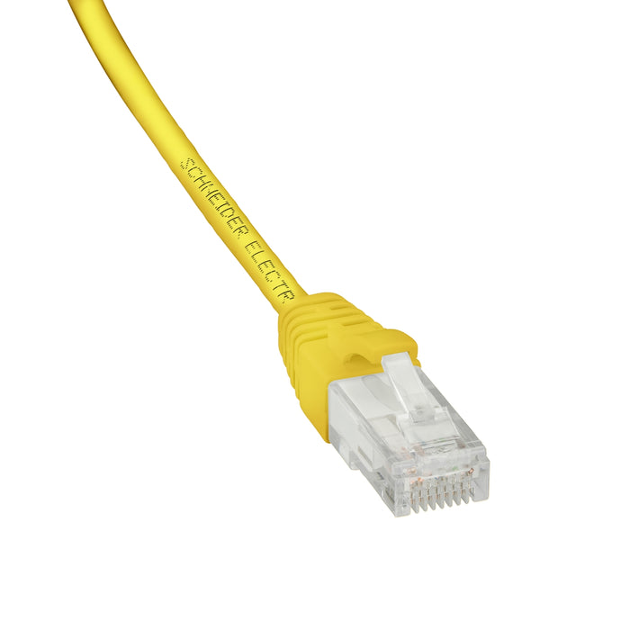 ACTPC6UULS10YL Patch cord, Actassi, Category 6, U/UTP, LSZH, 1 m, yellow