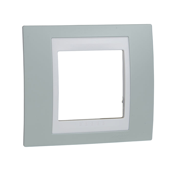 MGU6.002.870 Unica Plus - cover frame - 1 gang - water green/white