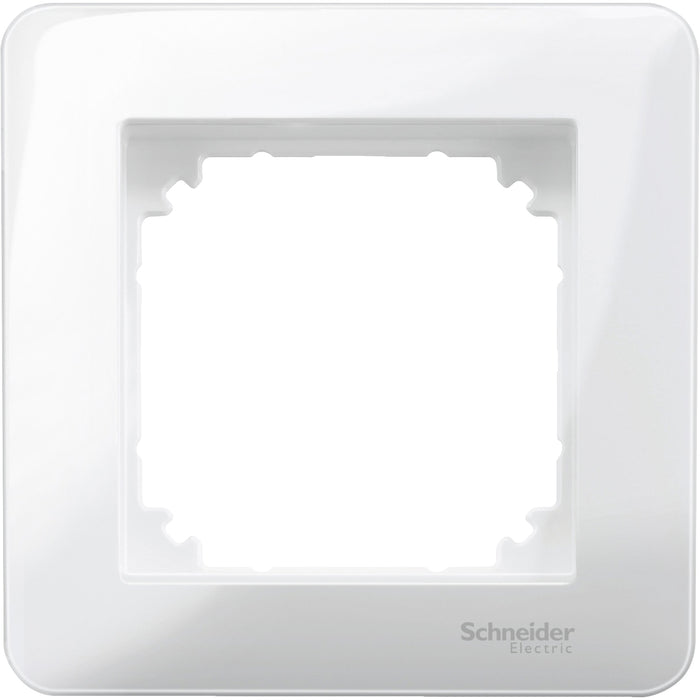 MTN4010-3519 Cover frame, Merten M-Creativ, 1 gang, polar white