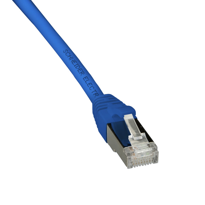 ACTPC6ASFLS10BU Patch cord, Actassi, Category 6A, S/FTP, LSZH, 1 m, blue