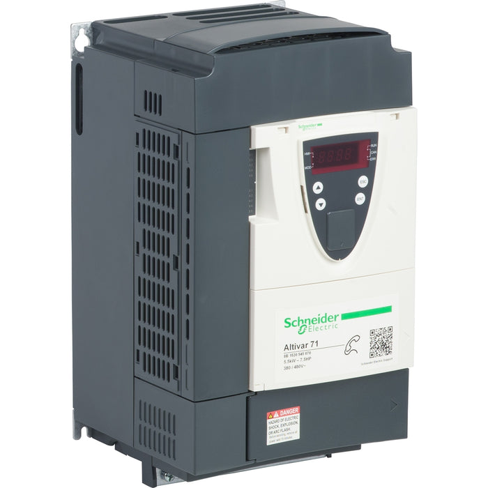 ATV71HU55N4Z variable speed drive ATV71 - 5.5kW-7.5HP - 480V -EMC filter-w/o graphic terminal