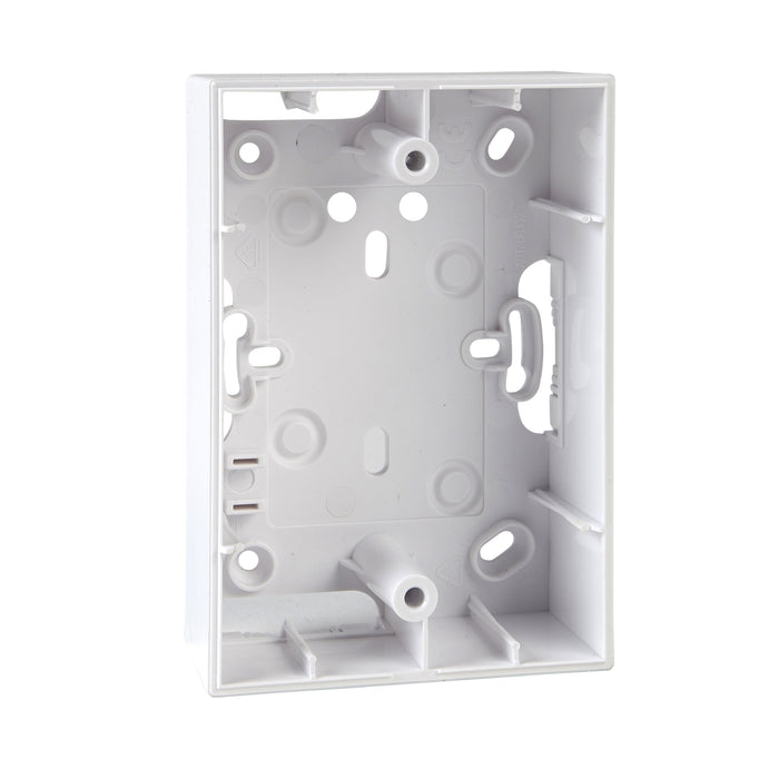 MGU8.103.18 Unica Allegro - surface box - white - 3 m - 4 knock-outs holes - white