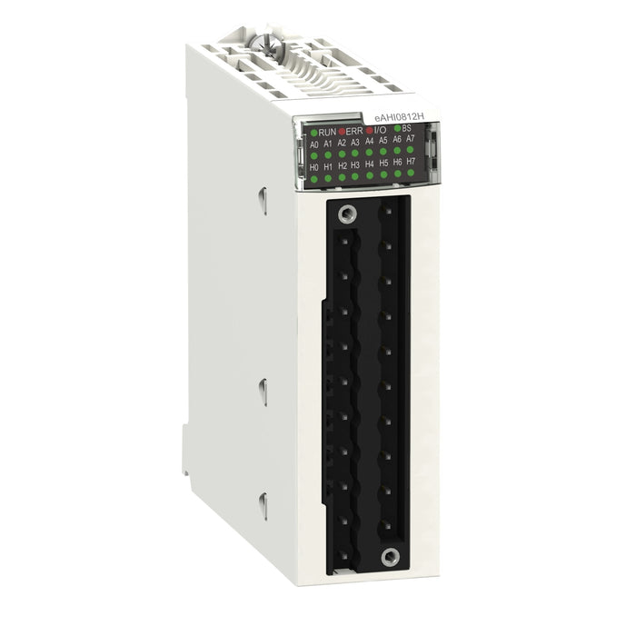 BMEAHI0812H Analog isolated high level input module, Modicon X80, 8 HART inputs, 4 to 20mA, for severe environments