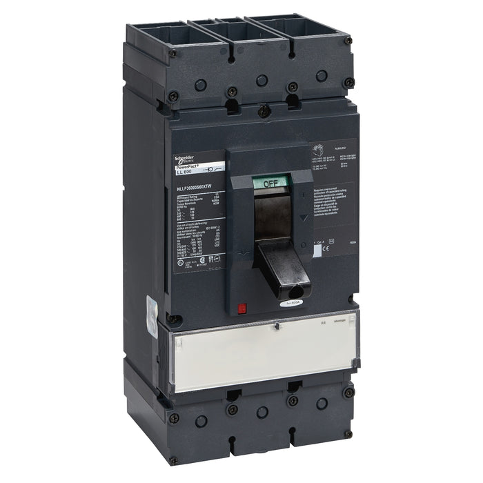 NLLF36000S60XTW Automatic Switch - PowerPacT multistandard - L-Frame - 600 A - 125 KA