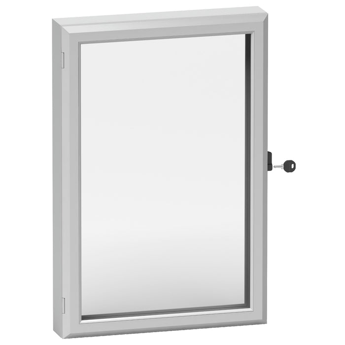 NSYCW66 Control window with aluminum frame and 3 mm acrylic window 600 x 600 mm