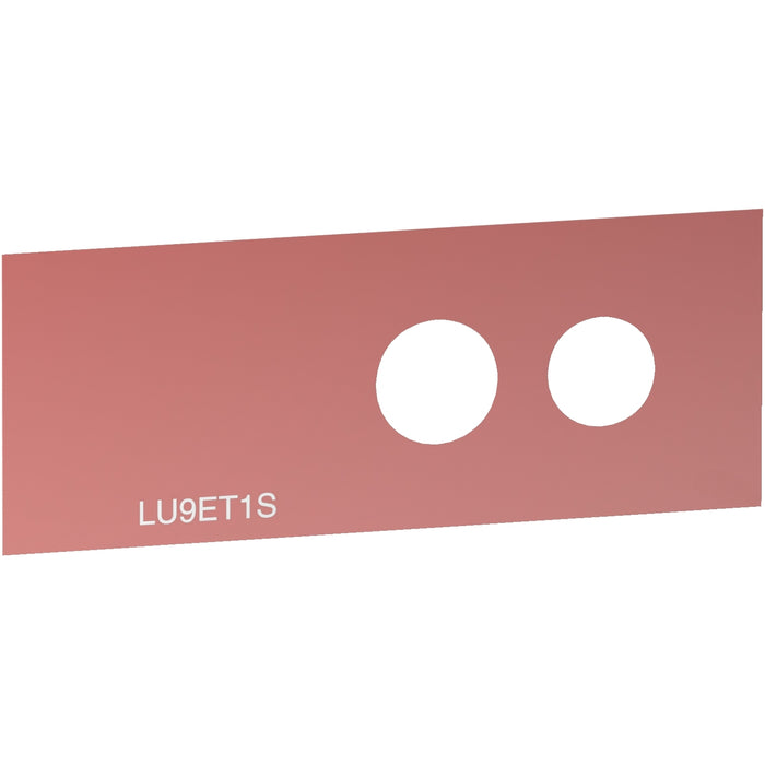 LU9ET1S TeSys Ultra transluscent red sticker for safe