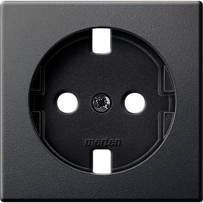 MTN277314 Central plate for socket-outlet insert with side earth, anthracite, System M