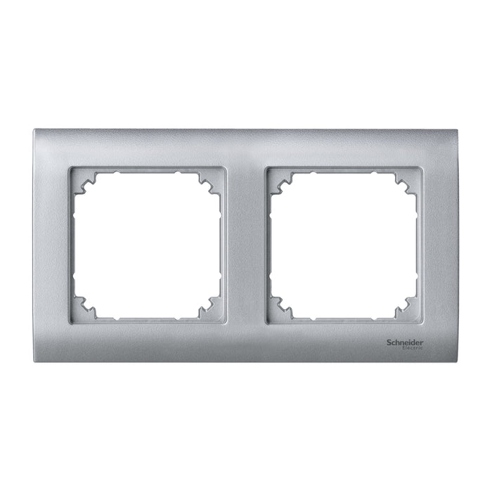 MTN485260 M-Arc frame, 2-gang, aluminium