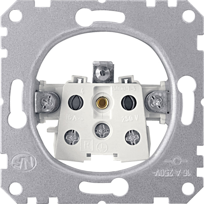 MTN285200 Socket-outlet insert with earthing pin and screw terminals