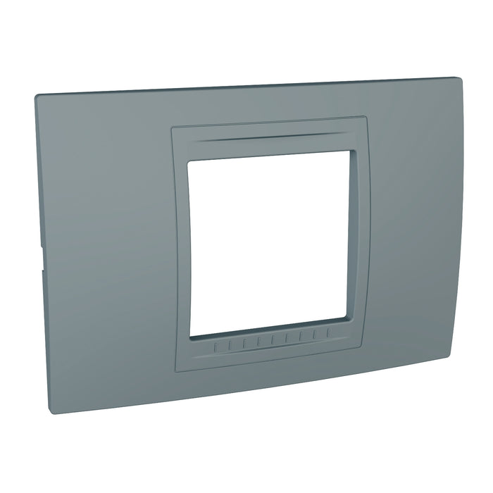 MGU4.102.58 Unica Allegro - cover frame - 2 modules - technical grey