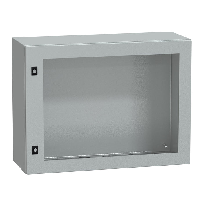 NSYCRN68300T Spacial CRN tspt door w/o mount.plate. H600xW800xD300 IP66 IK08 RAL7035..