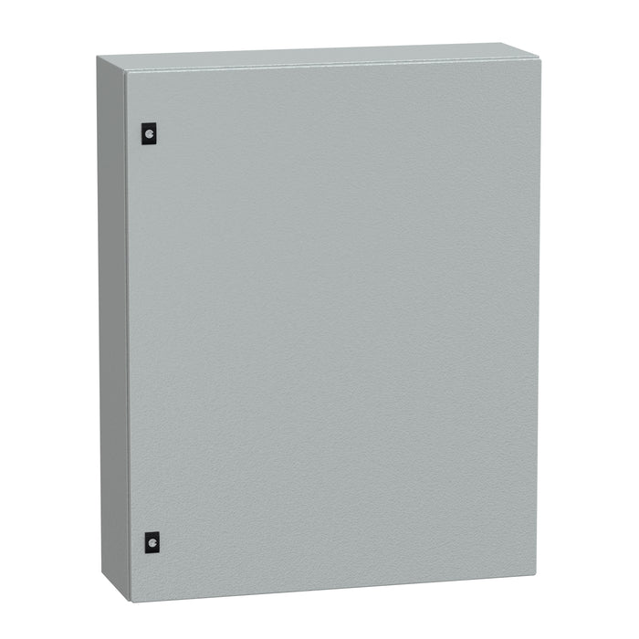 NSYCRN108250P Spacial CRN plain door with mount.plate. H1000xW800xD250 IP66 IK10 RAL7035..