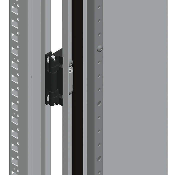 NSYSH180 Spacial SF/SM 180° hinges - RAL 9005 - 60 kg max. load