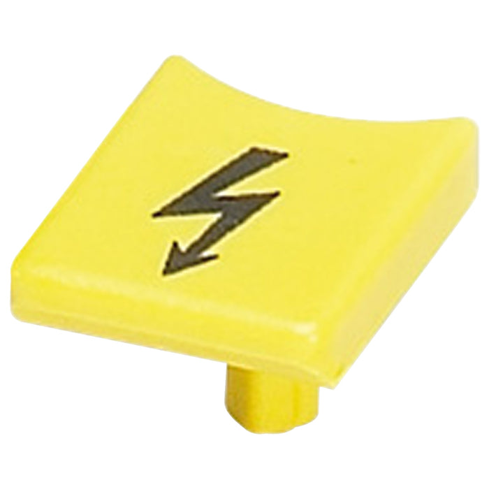 NSYTRACSR10 WARNING LABEL FOR 10MM² AND 35MM² SPRING TERMINAL BLOCKS, YELLOW