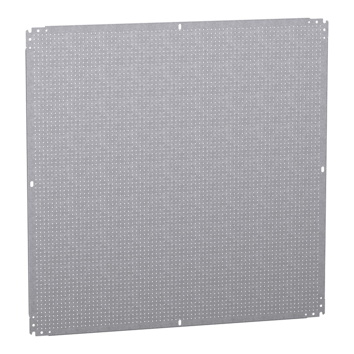 NSYMF1010 Microperforated mounting plate H1000xW1000 w/holes diam 3,6mm on 12,5mm pitch