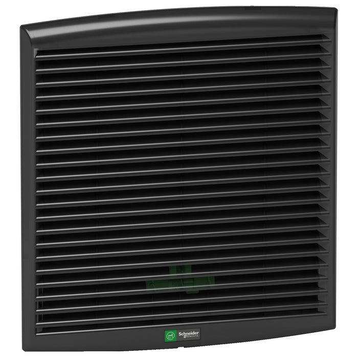 NSYCAG92BPC ClimaSys CA - Grid cover smokey RAL9005 for cut-out 92x92mm