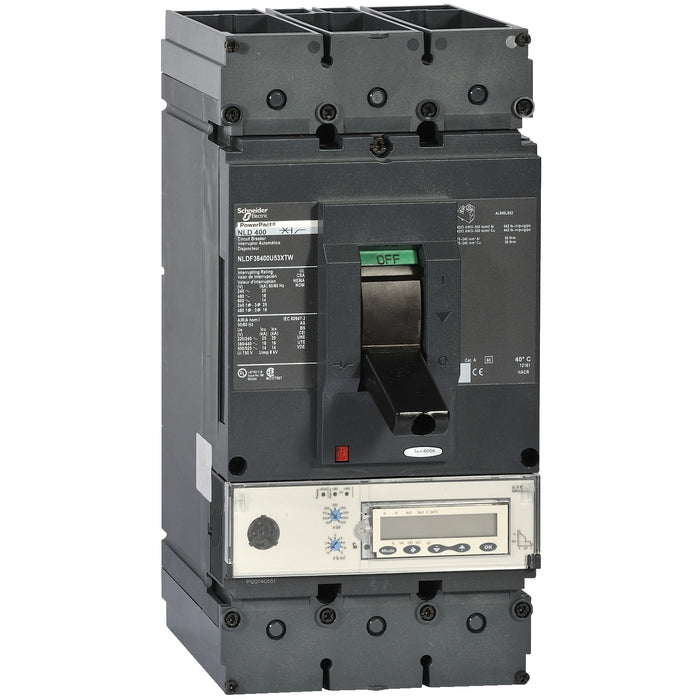 NLJF36600U53XTW PowerPacT multistandard - L-Frame - 600 A - 100 KA - Micrologic 5.3 A trip unit