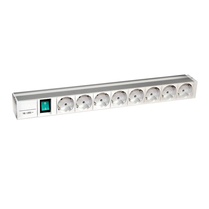 NSYAPU19F8S Actassi - 1U power distribution rail - 8 sockets+switch 19P UTE