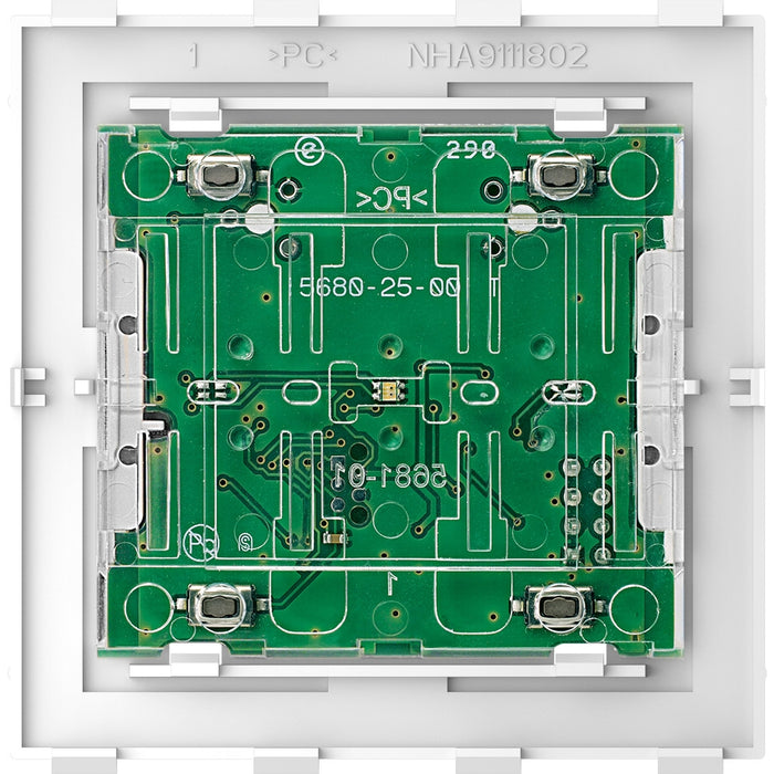 MTN5113-6000 Push-button module, Merten System Design, bluetooth, 1-gang, flush, LED, transparent