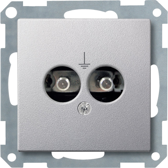 MTN298260 Potential equalisation socket - outlet insert, aluminium,SystemM