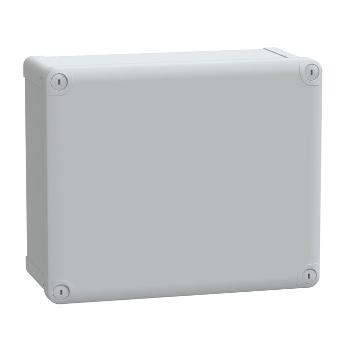 NSYTBS292412 ABS box IP66 IK07 RAL7035 Int.H275W225D120 Ext.H291W241D128 Opaque cover H20