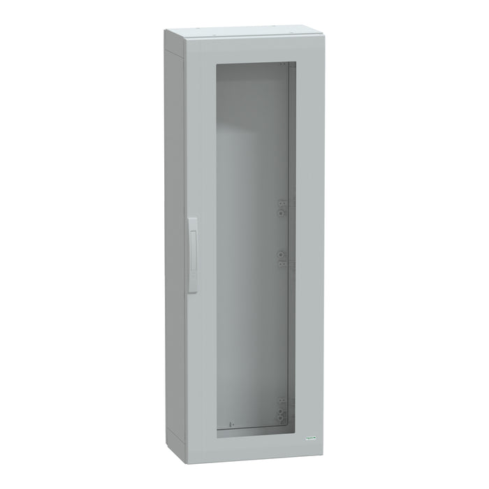 NSYPLA1553TG Floor standing polyester enclosure, Thalassa PLA, glazed door, completely sealed, 1500x500x320mm, IP65, IK08