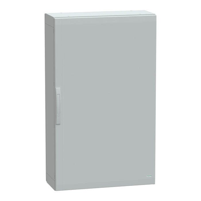 NSYPLA1273G Floor standing polyester enclosure, Thalassa PLA, plain door, completely sealed, 1250x750x320mm, IP65, IK10