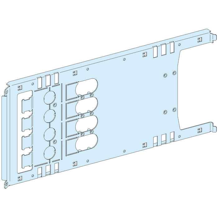 03454 PLACA MONTAJE VIGI NSX/CVS PLUGIN TOGGLE/ROT/MOT - 4P 630A ANCHO HORIZONTAL 650